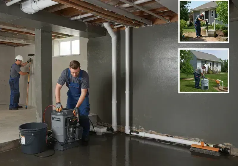 Basement Waterproofing and Flood Prevention process in El Dorado Hills, CA